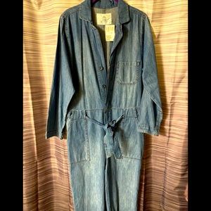 H&M denim jumpsuit